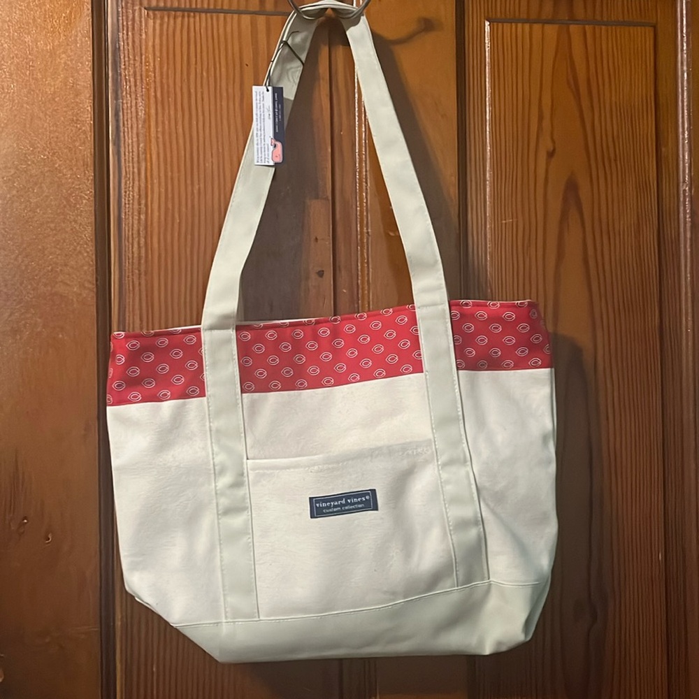 Cincinnati Reds Vineyard Vines Canvas Bag